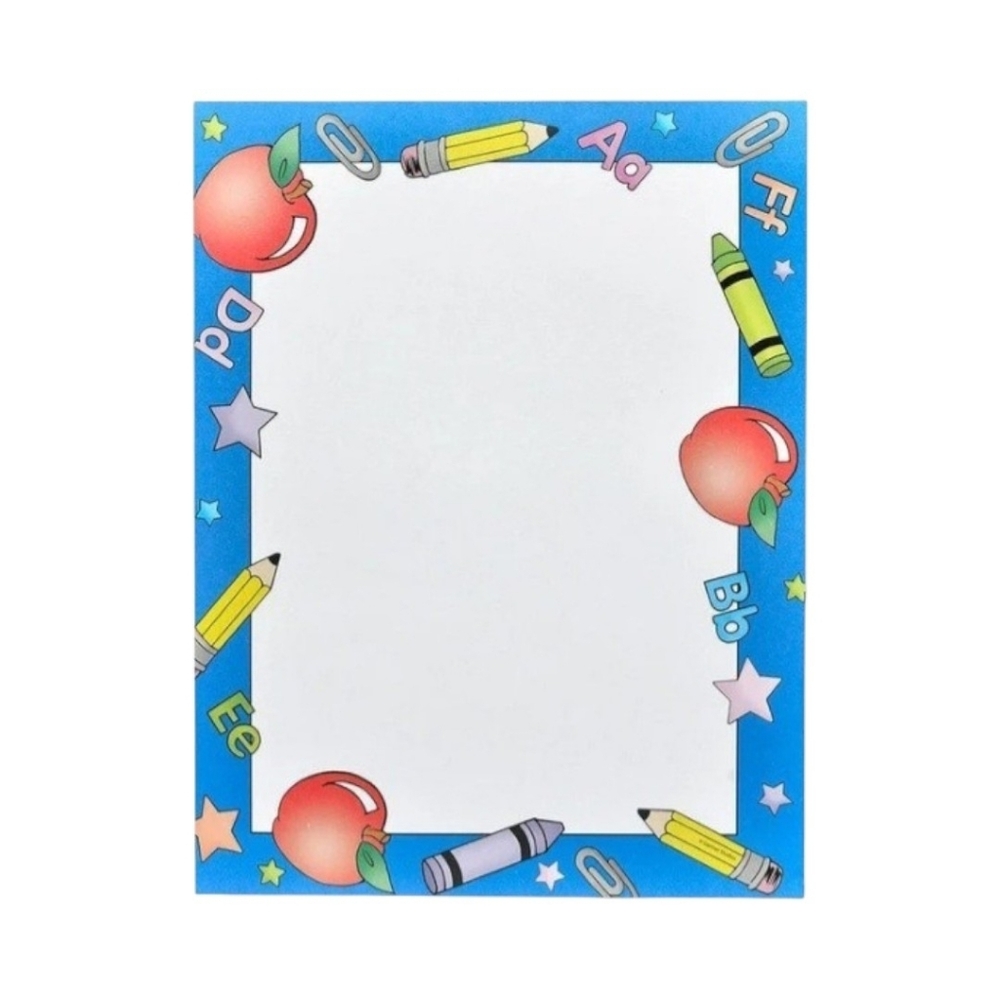 School Theme Stationery 100ct NWT
